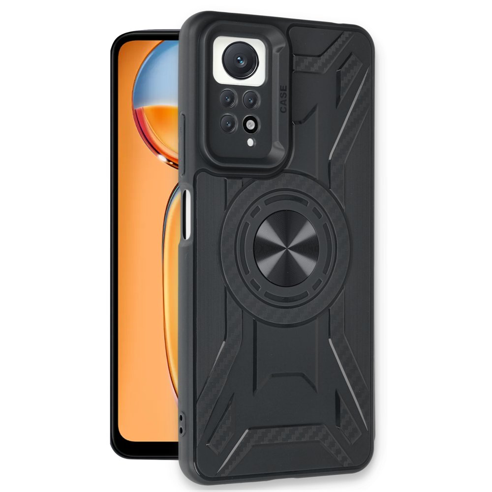 Redmi Note 12 Pro 4G Kılıf Lincoln Silikon - Siyah