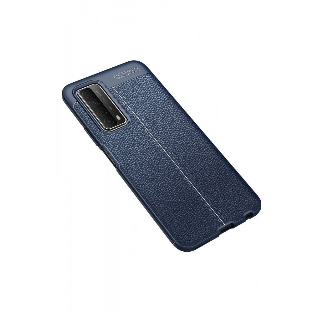 Huawei P Smart 2021 Kılıf Auto Focus Kapak - Lacivert  Huawei P Smart 2021 Kılıf Auto Focus Kapak - Lacivert