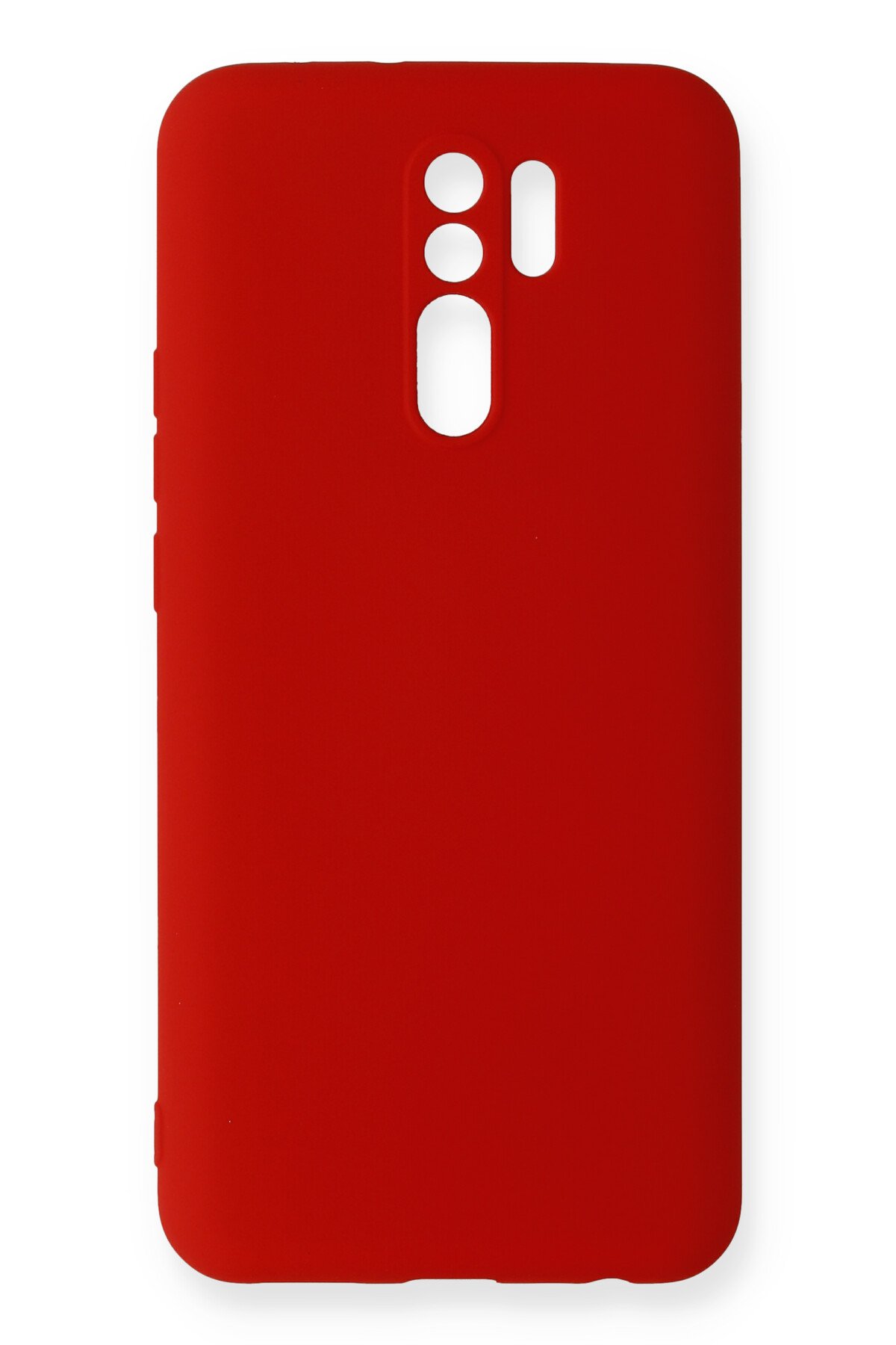 Redmi 9 Kılıf Nano içi Kadife Silikon - Kırmızı Redmi 9 Kılıf Nano içi Kadife Silikon - Kırmızı