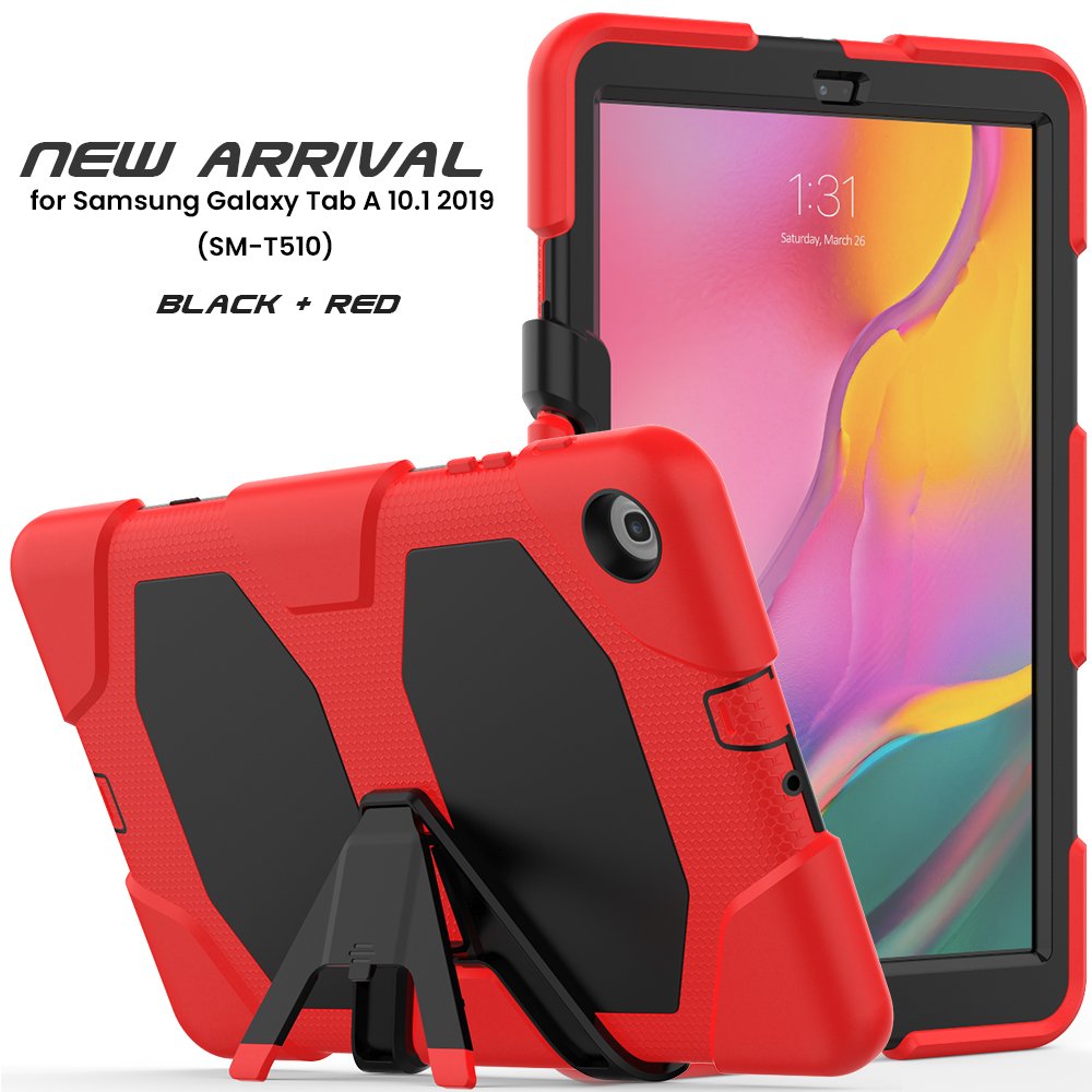 Samsung Galaxy T510 Tab A 10.1 Kılıf Griffin Tablet Kapak - Kırmızı Samsung Galaxy T510 Tab A 10.1 Kılıf Griffin Tablet Kapak - Kırmızı