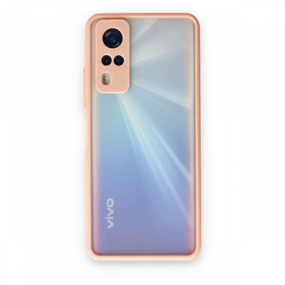  Vivo Y51 Kılıf Montreal Silikon Kapak - Pembe