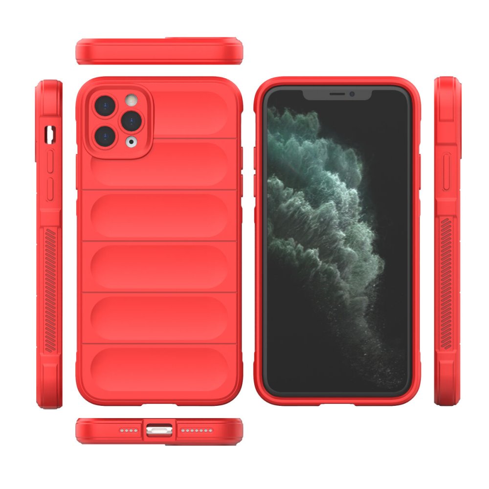  iPhone 11 Pro Kılıf Optimum Silikon - Kırmızı