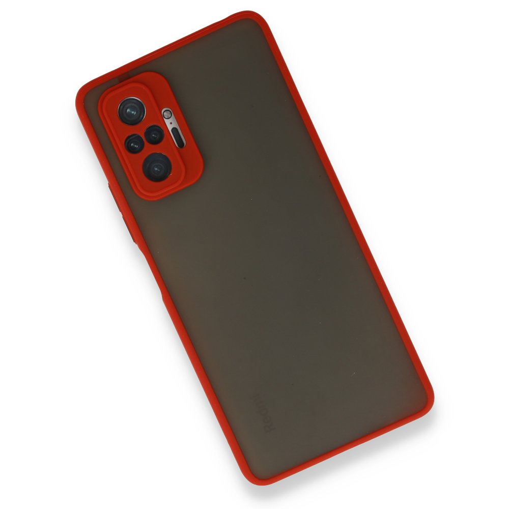 Redmi Note 10 Pro Kılıf Montreal Silikon Kapak - Kırmızı