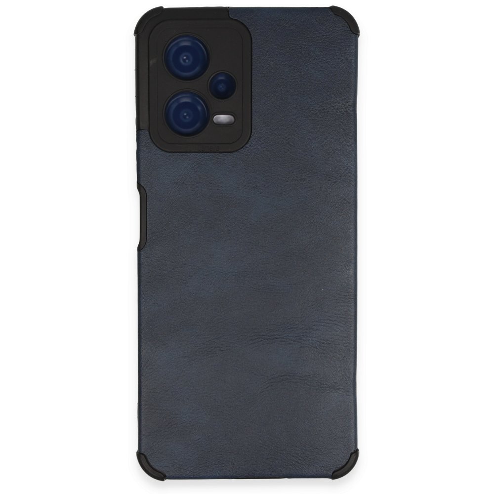 Redmi Note 12 5G Kılıf Loop Deri Silikon - Lacivert