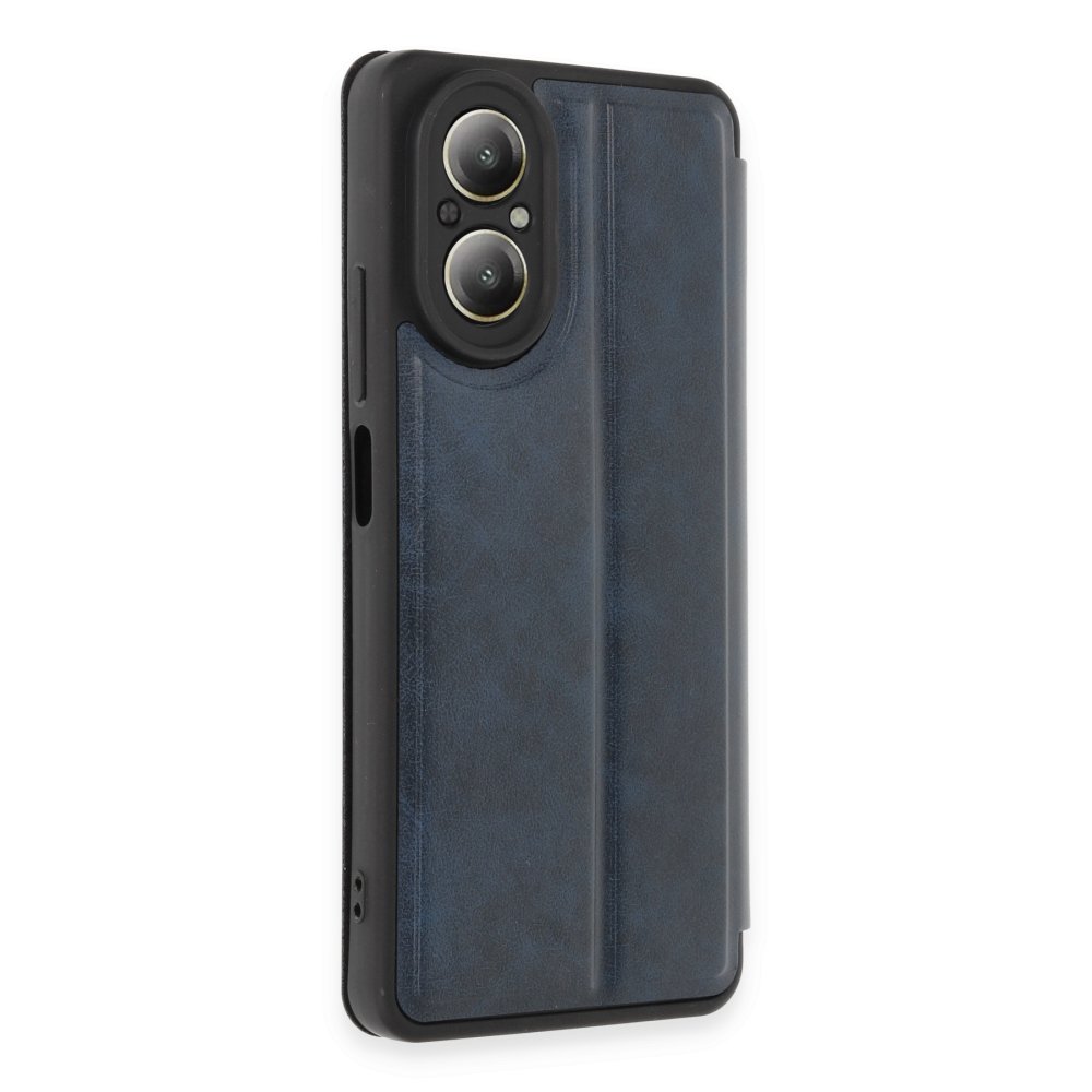  Realme 12 Lite Kılıf Flip Cover - Lacivert