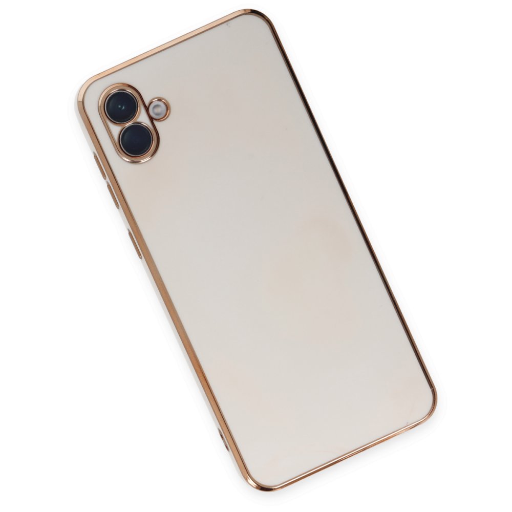  Samsung Galaxy A04 Kılıf Volet Silikon - Beyaz