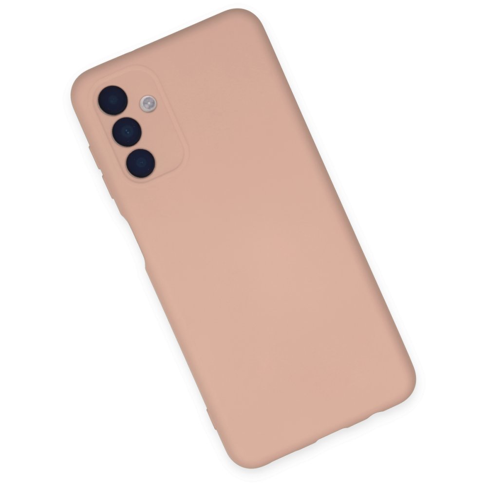  Samsung Galaxy A04S Kılıf Nano içi Kadife Silikon - Pudra