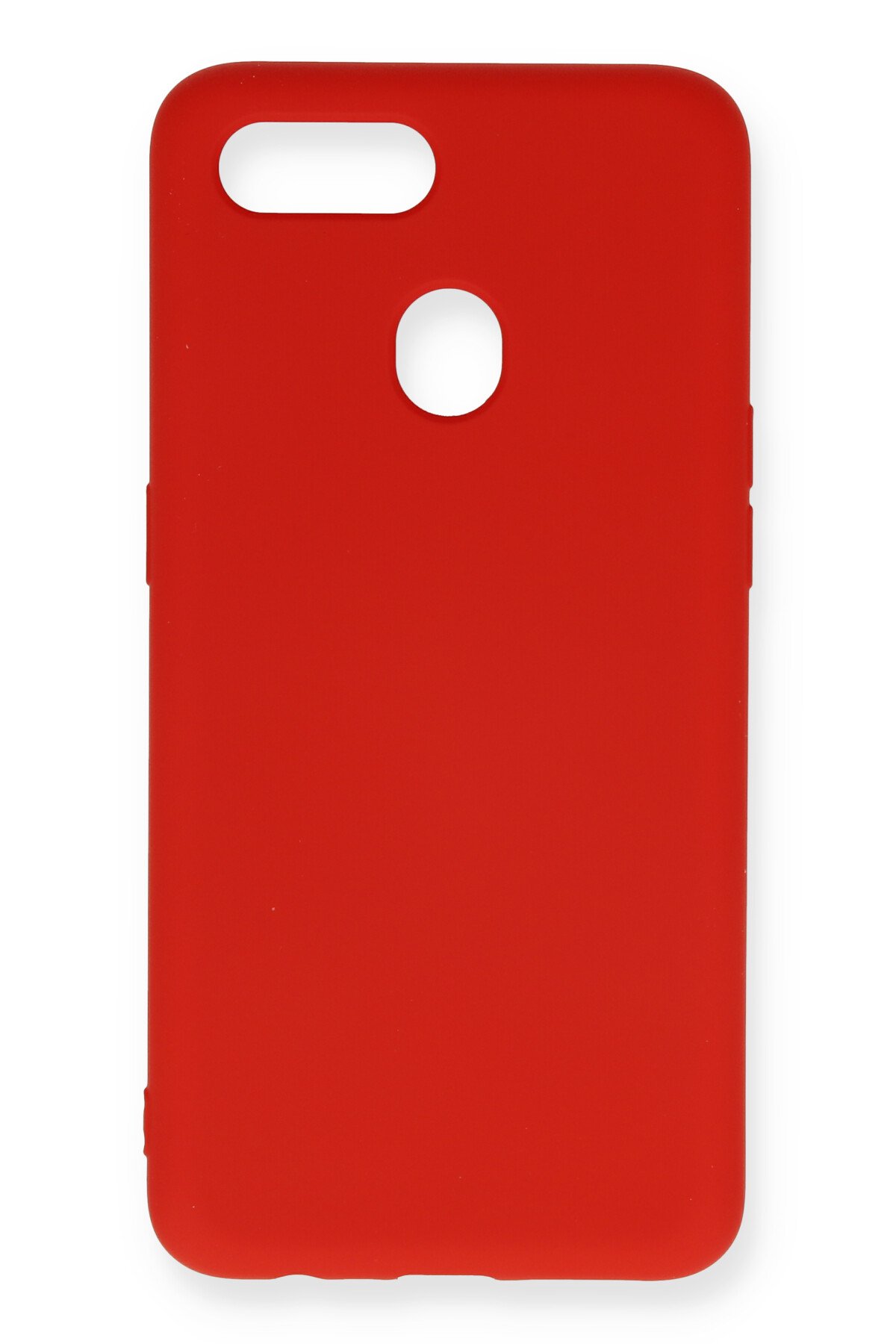 Oppo AX7 Kılıf Nano içi Kadife Silikon - Kırmızı Oppo AX7 Kılıf Nano içi Kadife Silikon - Kırmızı