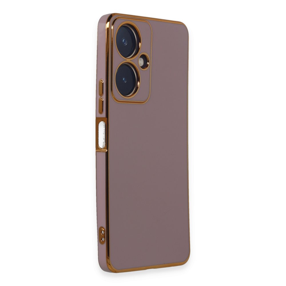  Vivo Y27 Kılıf Volet Silikon - Mor