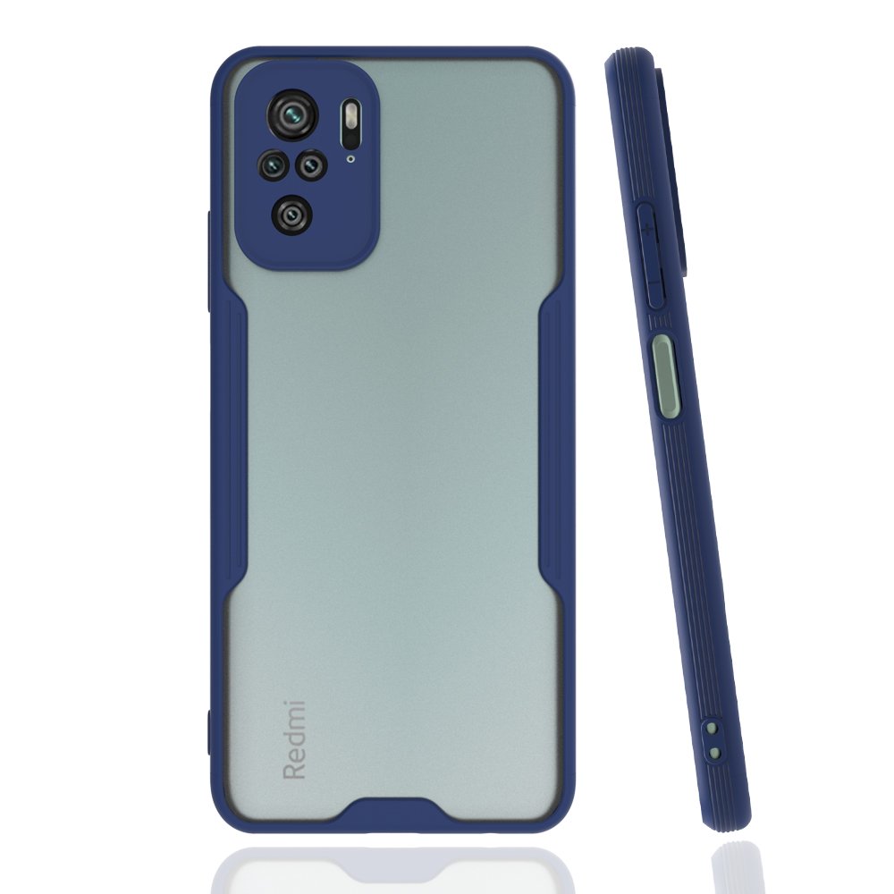 Redmi Note 10S Kılıf Platin Silikon - Lacivert