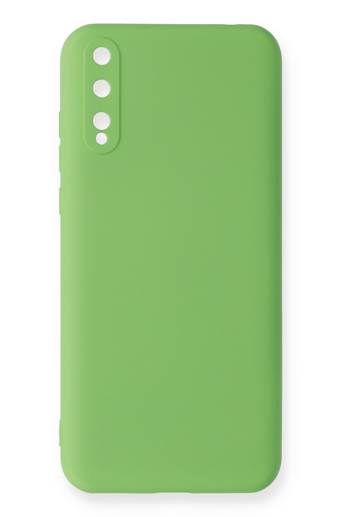 Huawei P Smart S Kılıf Nano içi Kadife Silikon - Yeşil Huawei P Smart S Kılıf Nano içi Kadife Silikon - Yeşil