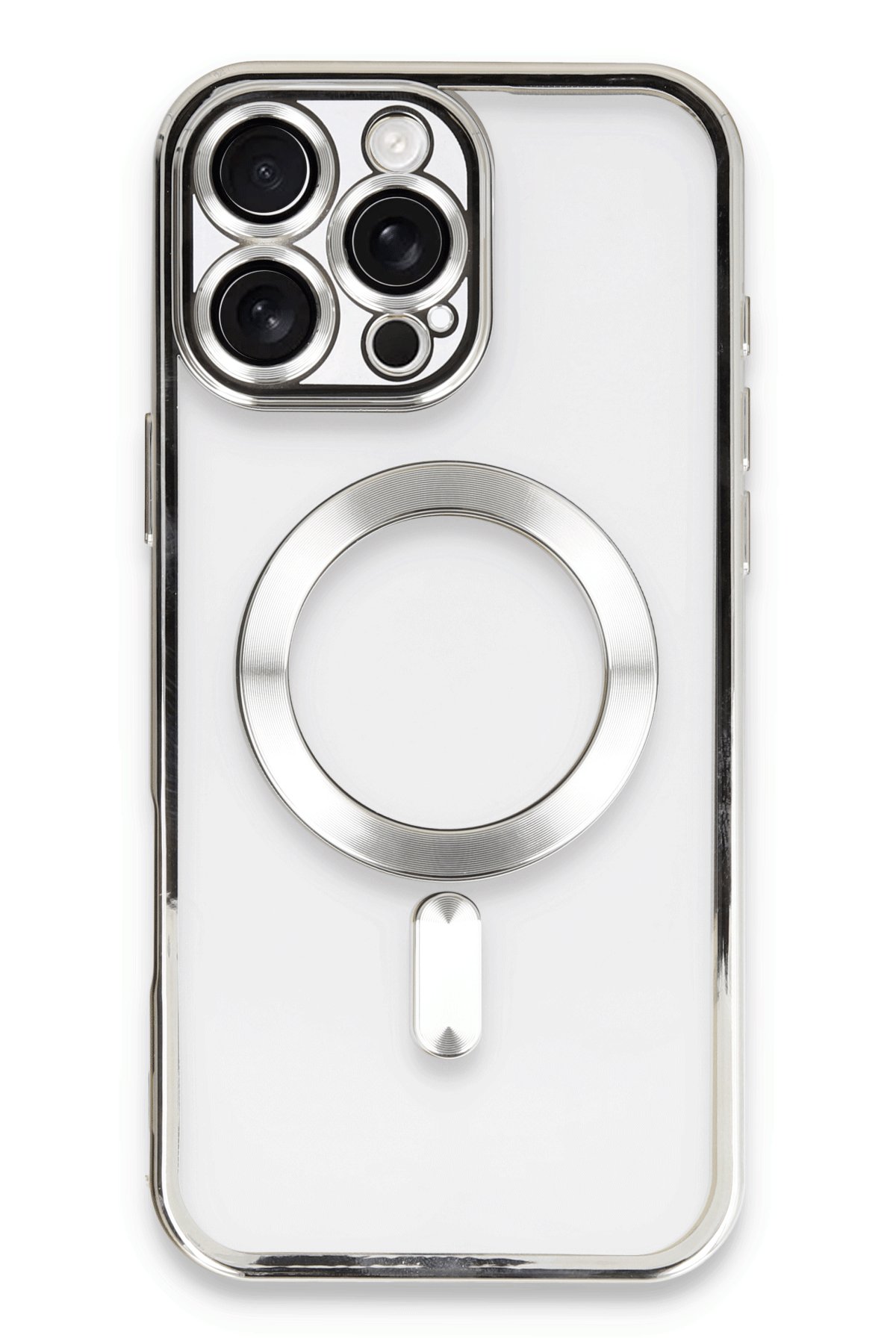  iPhone 16 Pro Kılıf Kross Magneticsafe Kapak - Gümüş