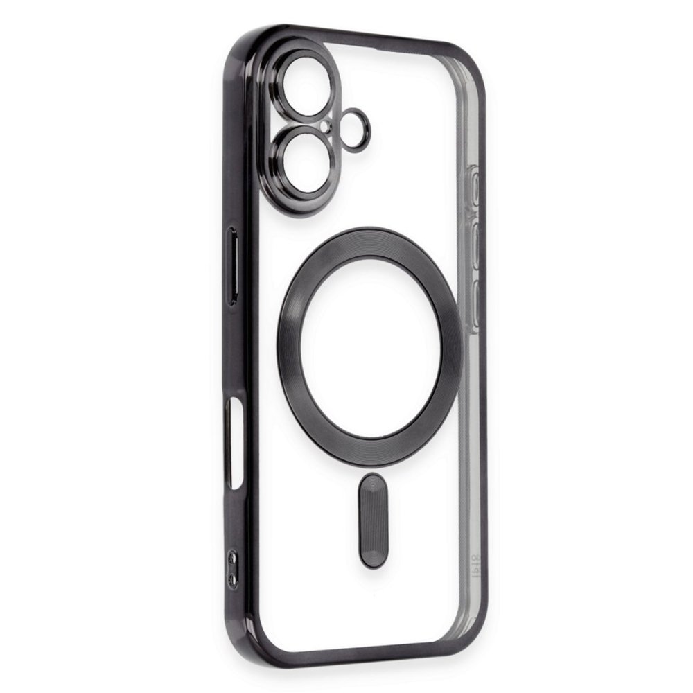  iPhone 16 Kılıf Kross Magneticsafe Kapak - Siyah