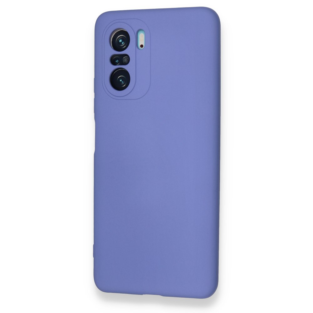 Redmi K40 Kılıf Nano içi Kadife Silikon - Lila Redmi K40 Kılıf Nano içi Kadife Silikon - Lila