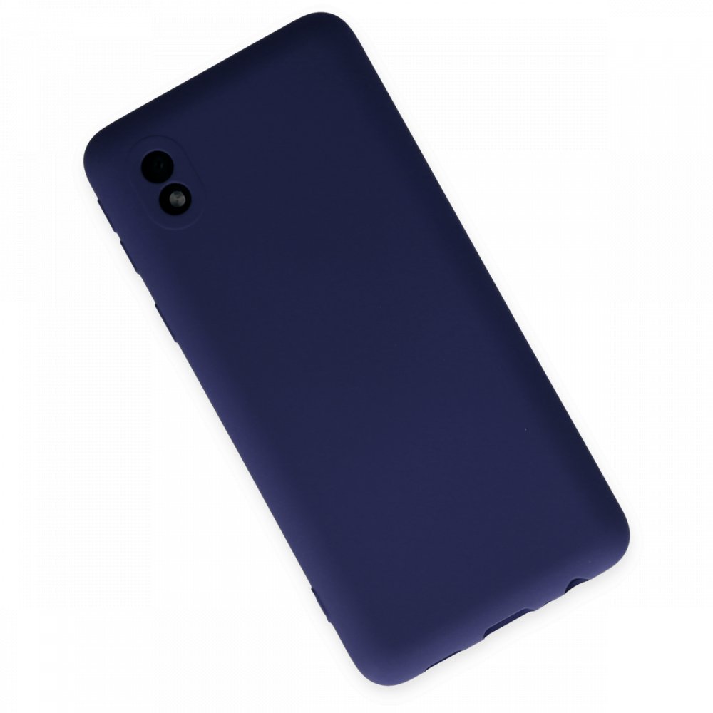  Samsung Galaxy A01 Core Kılıf Nano içi Kadife Silikon - Lacivert