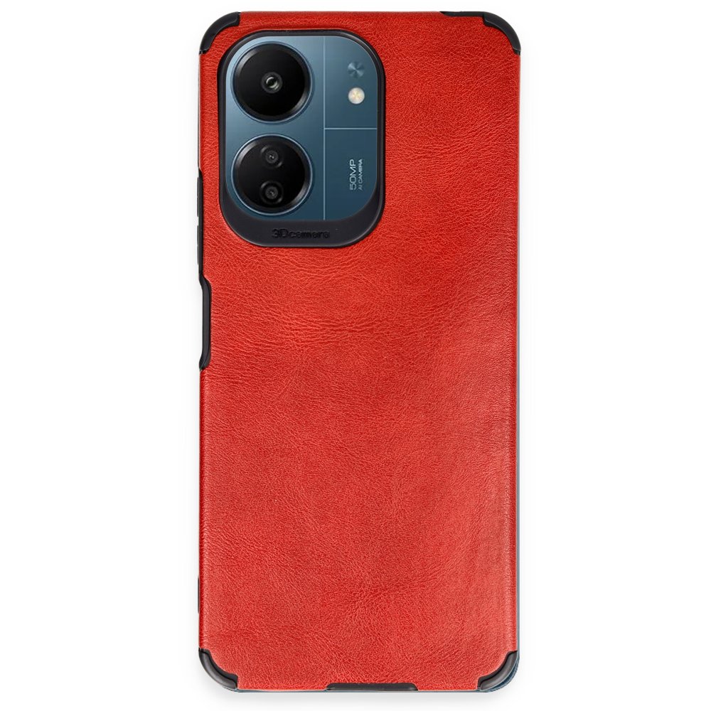 Redmi 13C Kılıf Loop Deri Silikon - Kırmızı Redmi 13C Kılıf Loop Deri Silikon - Kırmızı