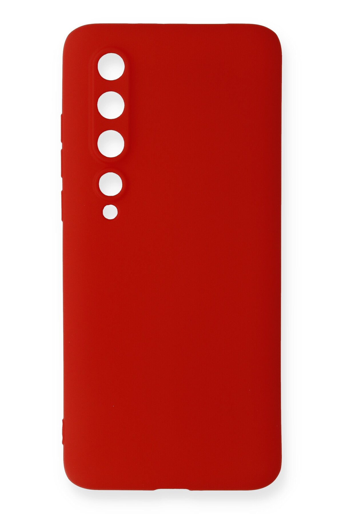 Xiaomi Mi 10 Kılıf First Silikon - Kırmızı Xiaomi Mi 10 Kılıf First Silikon - Kırmızı