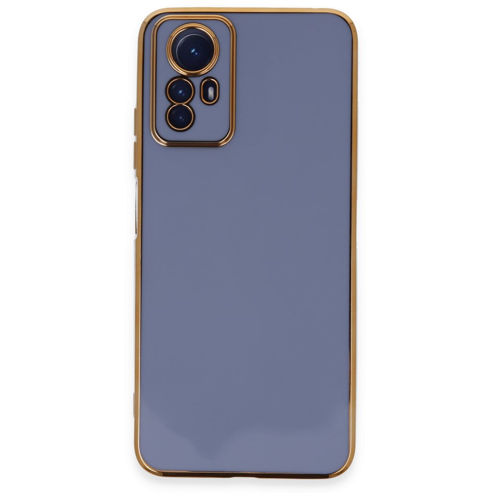 Redmi Note 12S Kılıf Volet Silikon - Mavi