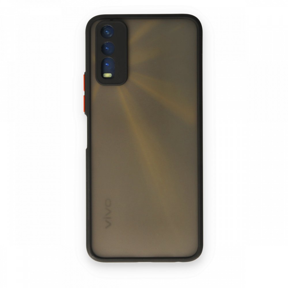  Vivo Y11S Kılıf Montreal Silikon Kapak - Siyah