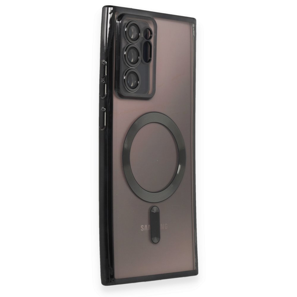  Samsung Galaxy Note 20 Ultra Kılıf Kross Magneticsafe Kapak - Siyah