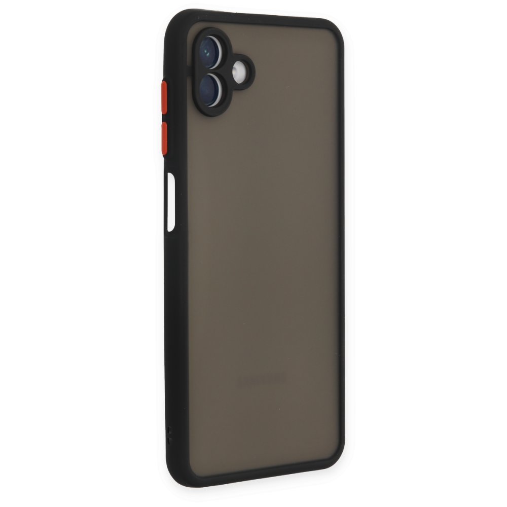  Samsung Galaxy A04 Kılıf Montreal Silikon Kapak - Siyah