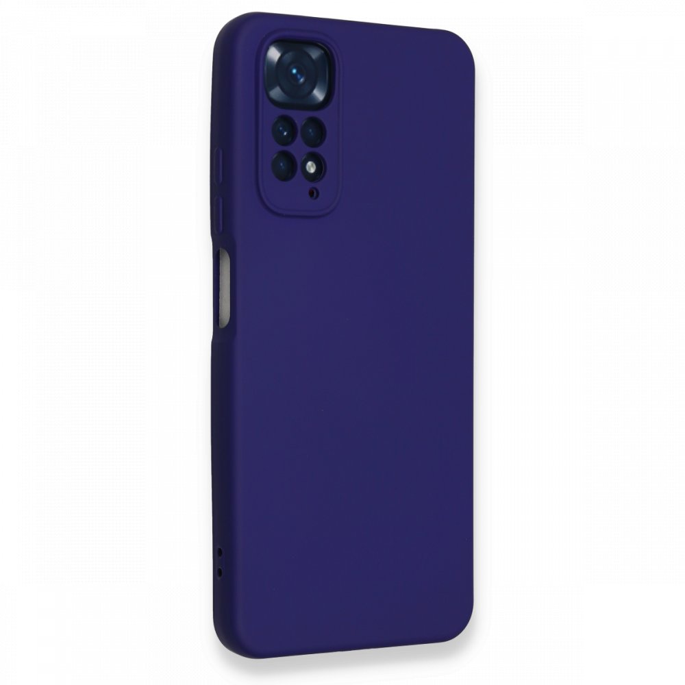 Redmi Note 11S Kılıf Nano içi Kadife Silikon - Mor Redmi Note 11S Kılıf Nano içi Kadife Silikon - Mor