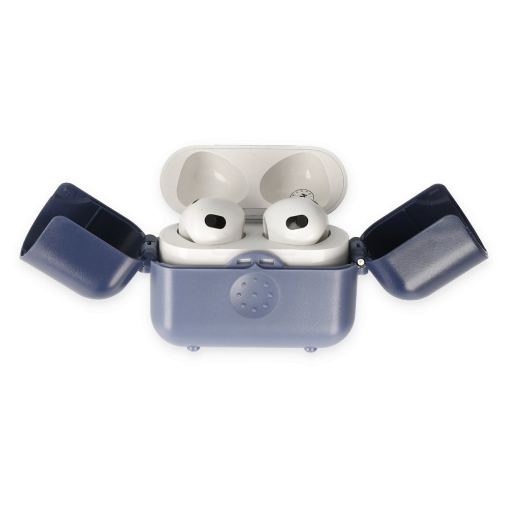 Airpods 3 (3.nesil) Basmalı Kılıf - Mavi-Lacivert Airpods 3 (3.nesil) Basmalı Kılıf - Mavi-Lacivert