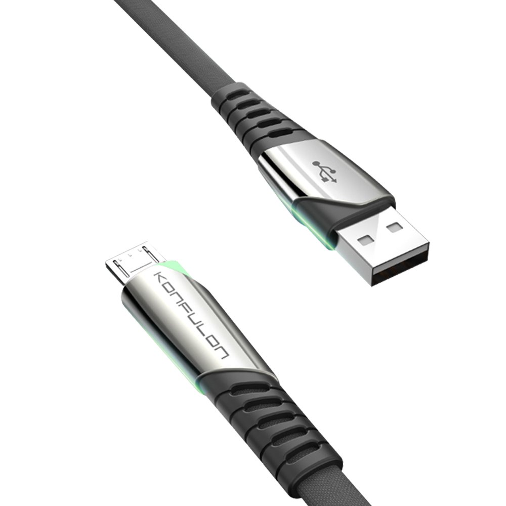 Konfulon DC16 Micro USB Kablo 1M 2.4A - Siyah Konfulon DC16 Micro USB Kablo 1M 2.4A - Siyah