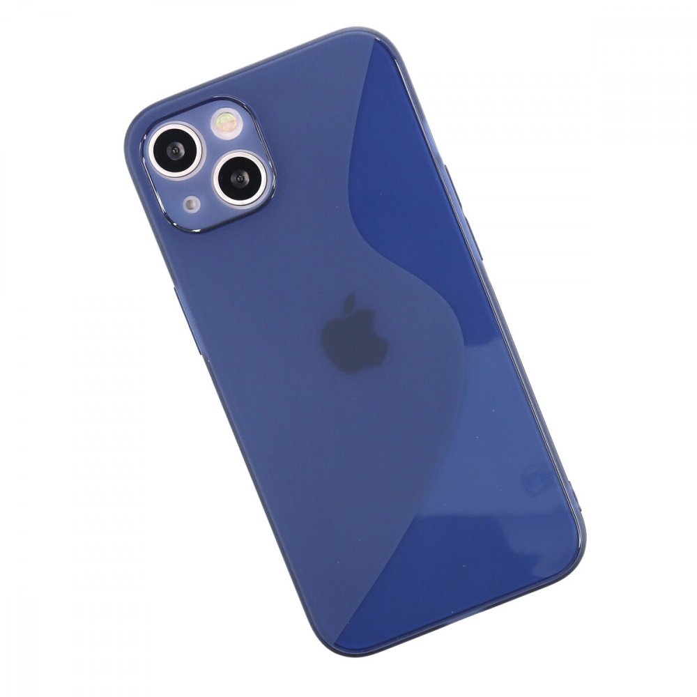 iPhone 13 Kılıf S Silikon - Mavi