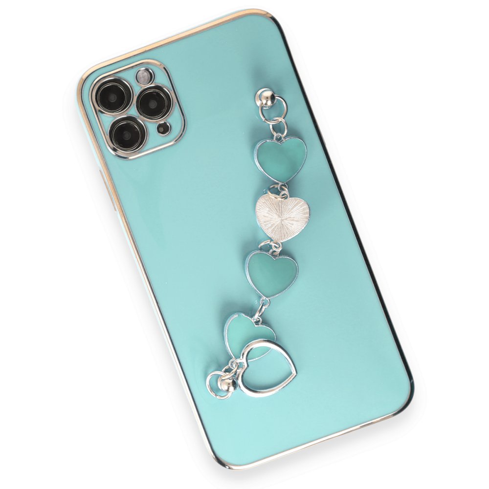  iPhone 11 Pro Max Kılıf Esila Silikon - Su Yeşili
