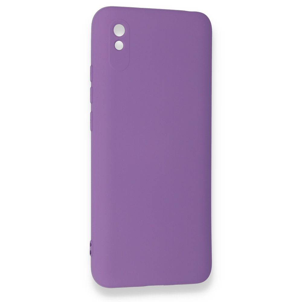 Redmi 9A Kılıf Nano içi Kadife Silikon - Mor Redmi 9A Kılıf Nano içi Kadife Silikon - Mor