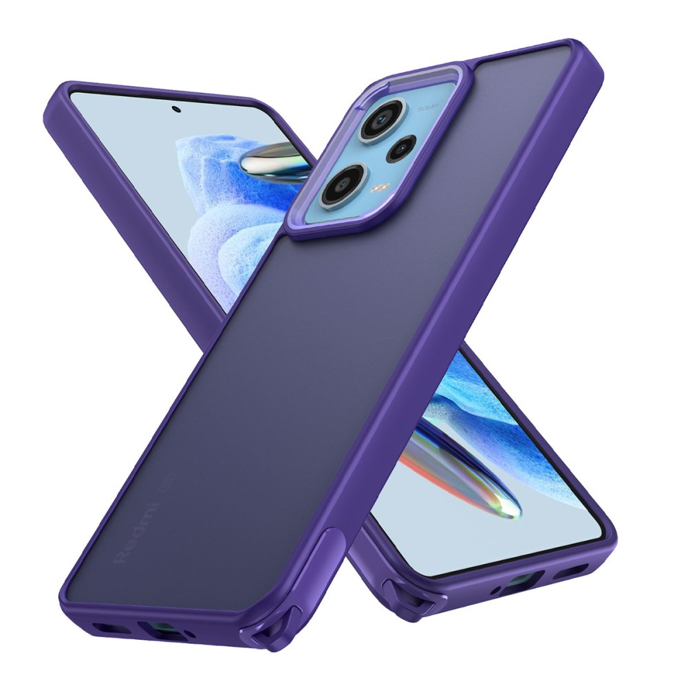 Redmi Note 12 Pro 5G Kılıf Elegant Kapak - Derin Mor