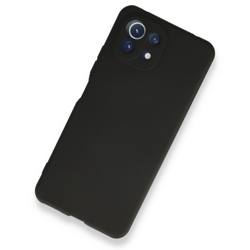 Xiaomi Mİ 11 Lite Kılıf First Silikon - Siyah  Xiaomi Mİ 11 Lite Kılıf First Silikon - Siyah