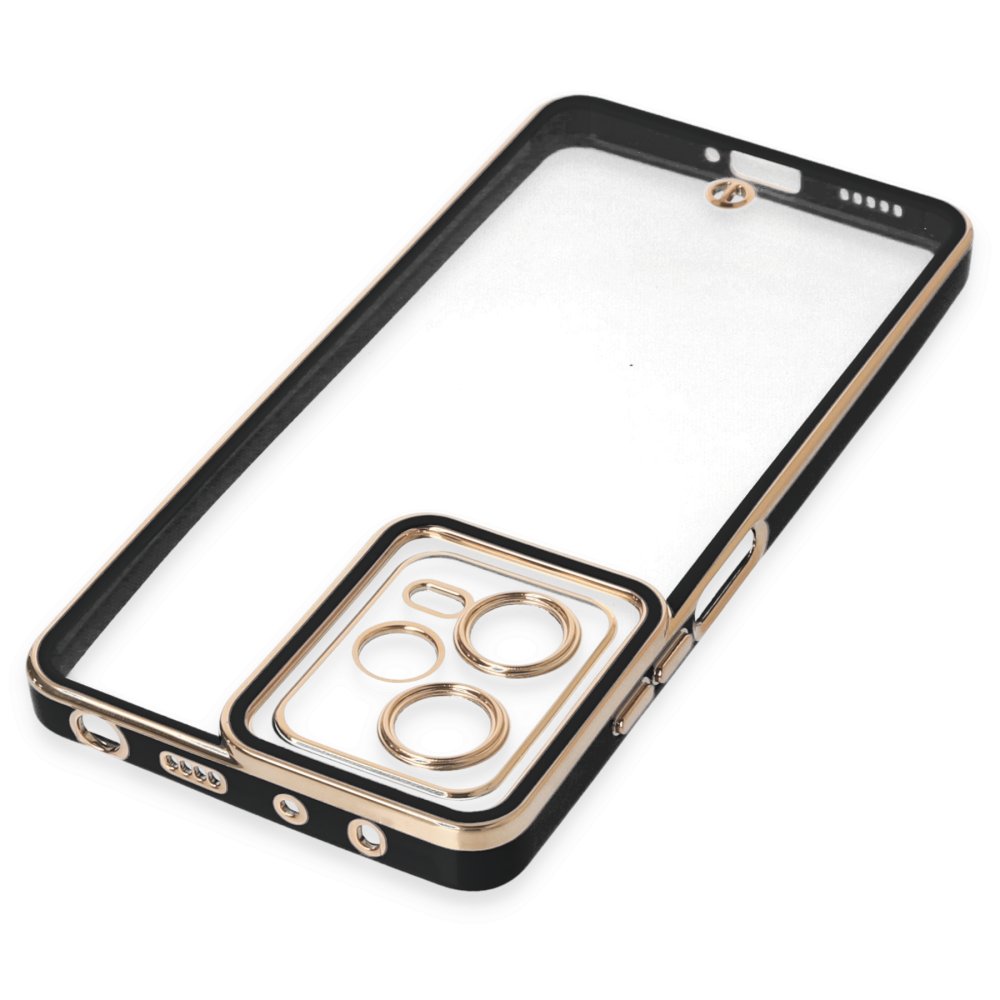 Redmi Note 12 5G Kılıf Liva Lens Silikon - Siyah