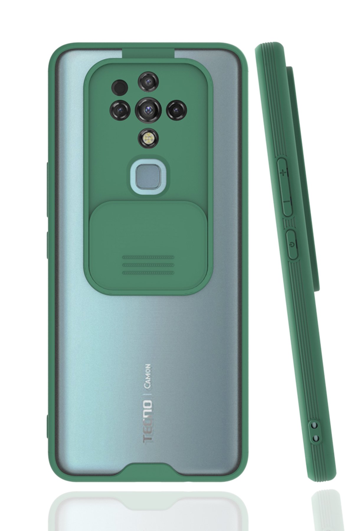 Tecno Camon 16 Kılıf Platin Kamera Koruma Silikon - Yeşil Tecno Camon 16 Kılıf Platin Kamera Koruma Silikon - Yeşil