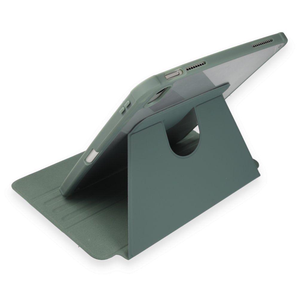  iPad 10.2 (8.nesil) Kılıf Starling 360 Kalemlikli Tablet Kılıf - Koyu Yeşil