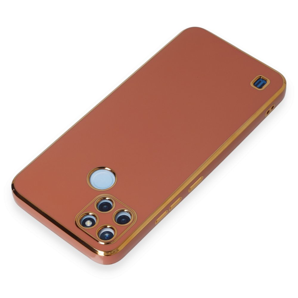  Realme C21Y Kılıf Volet Silikon - Kırmızı