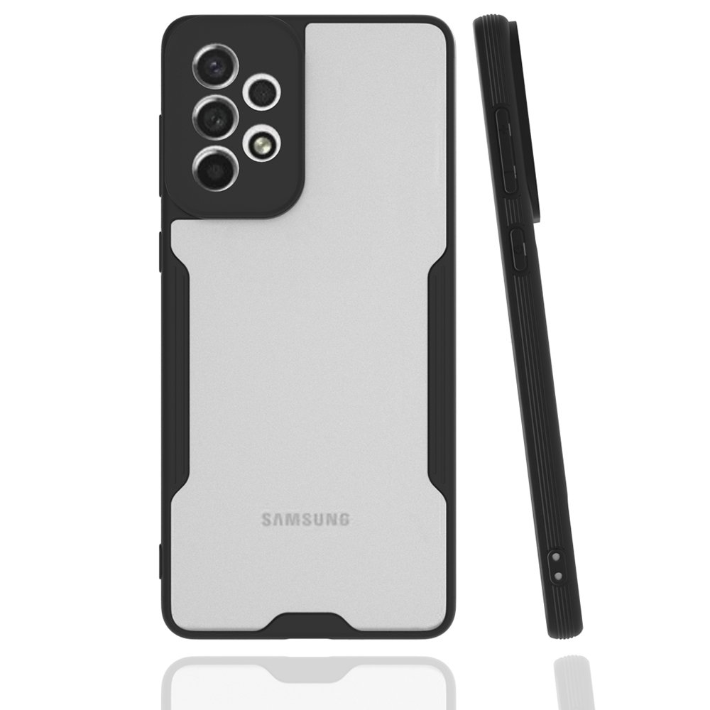  Samsung Galaxy A73 5G Kılıf Platin Silikon - Siyah