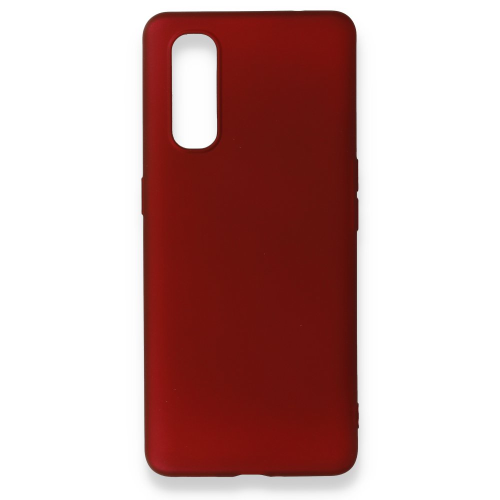  Oppo Find X2 Kılıf First Silikon - Bordo