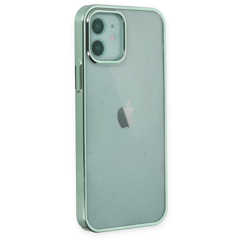  iPhone 12 Kılıf Element Silikon - Yeşil