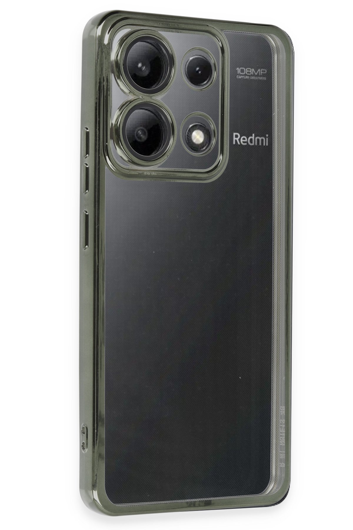 Xiaomi Poco X6 Kılıf Razer Lensli Silikon - Yeşil  Xiaomi Poco X6 Kılıf Razer Lensli Silikon - Yeşil