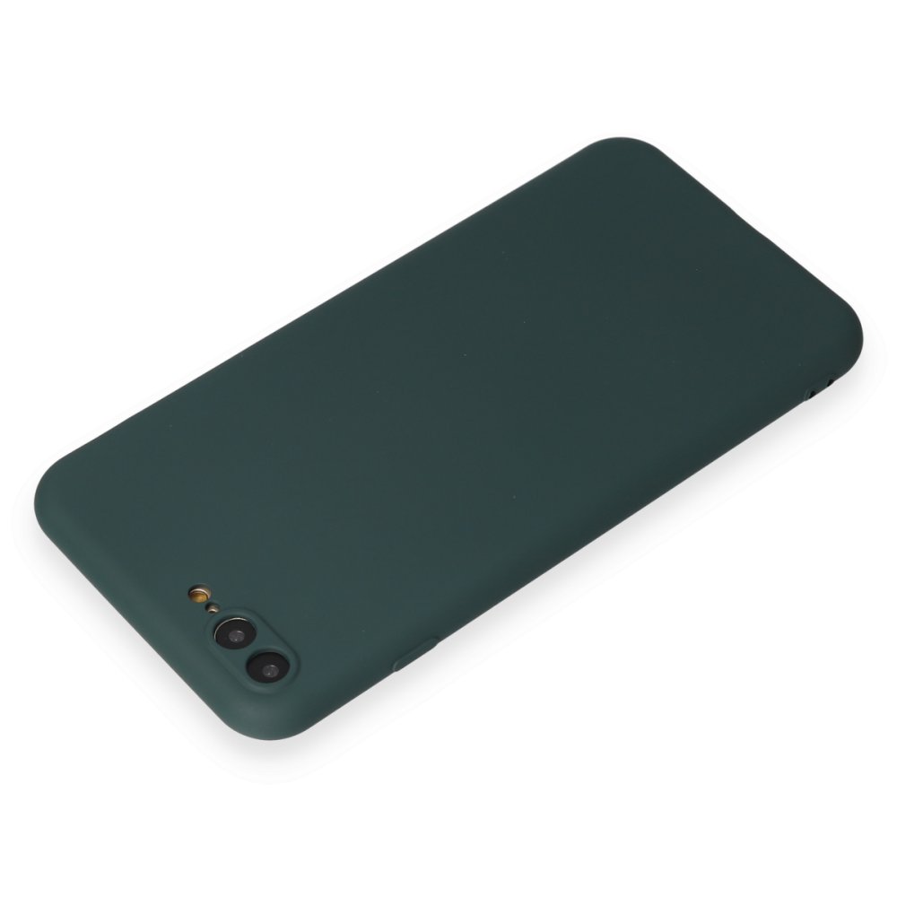  iPhone 8 Plus Kılıf First Silikon - Koyu Yeşil