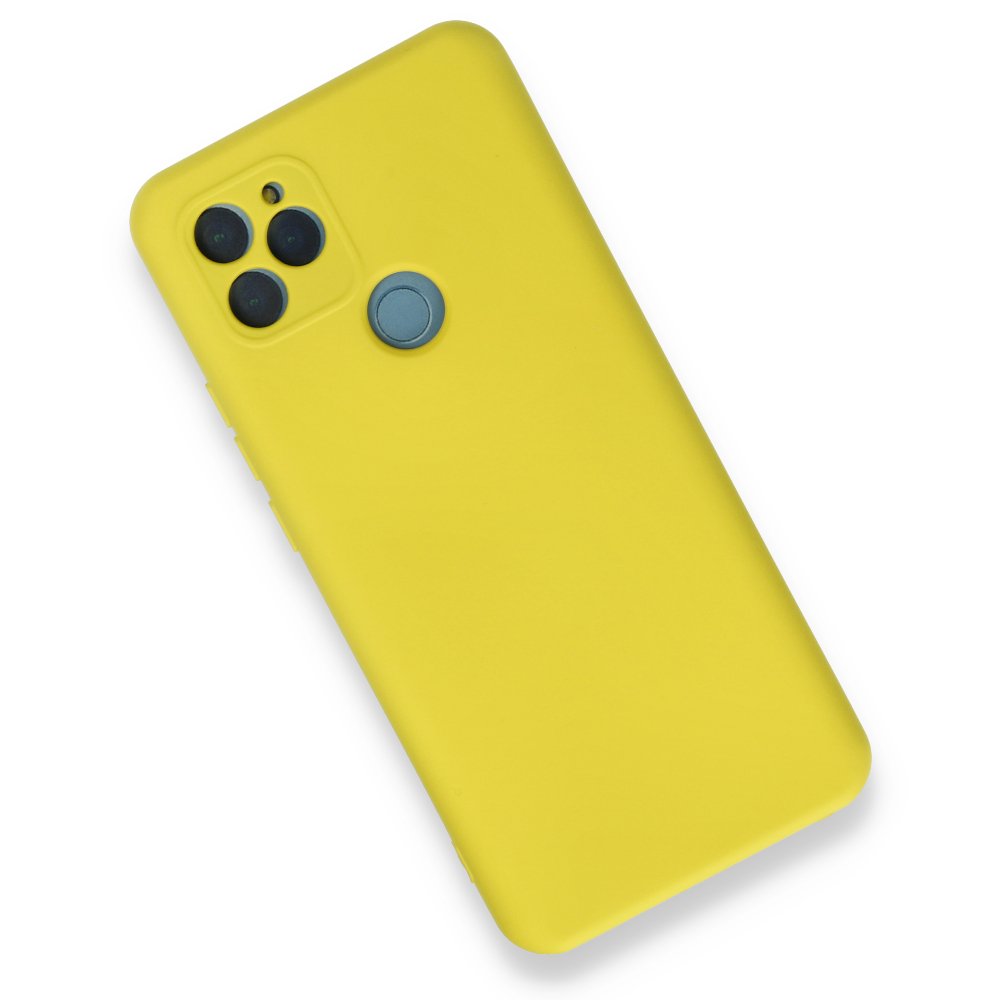  General Mobile GM 21 Kılıf Nano içi Kadife Silikon - Sarı