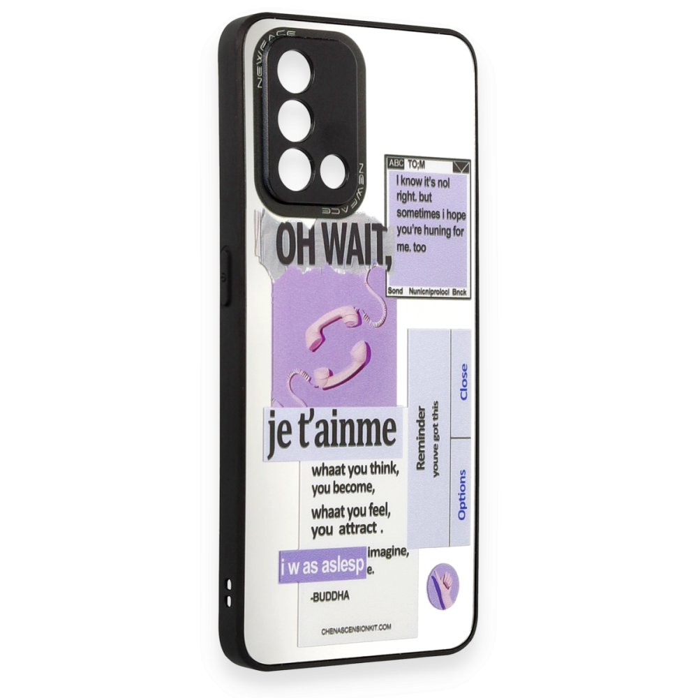 Oppo A74 4G Kılıf Mirror Desenli Kapak - Mirror - 4  Oppo A74 4G Kılıf Mirror Desenli Kapak - Mirror - 4