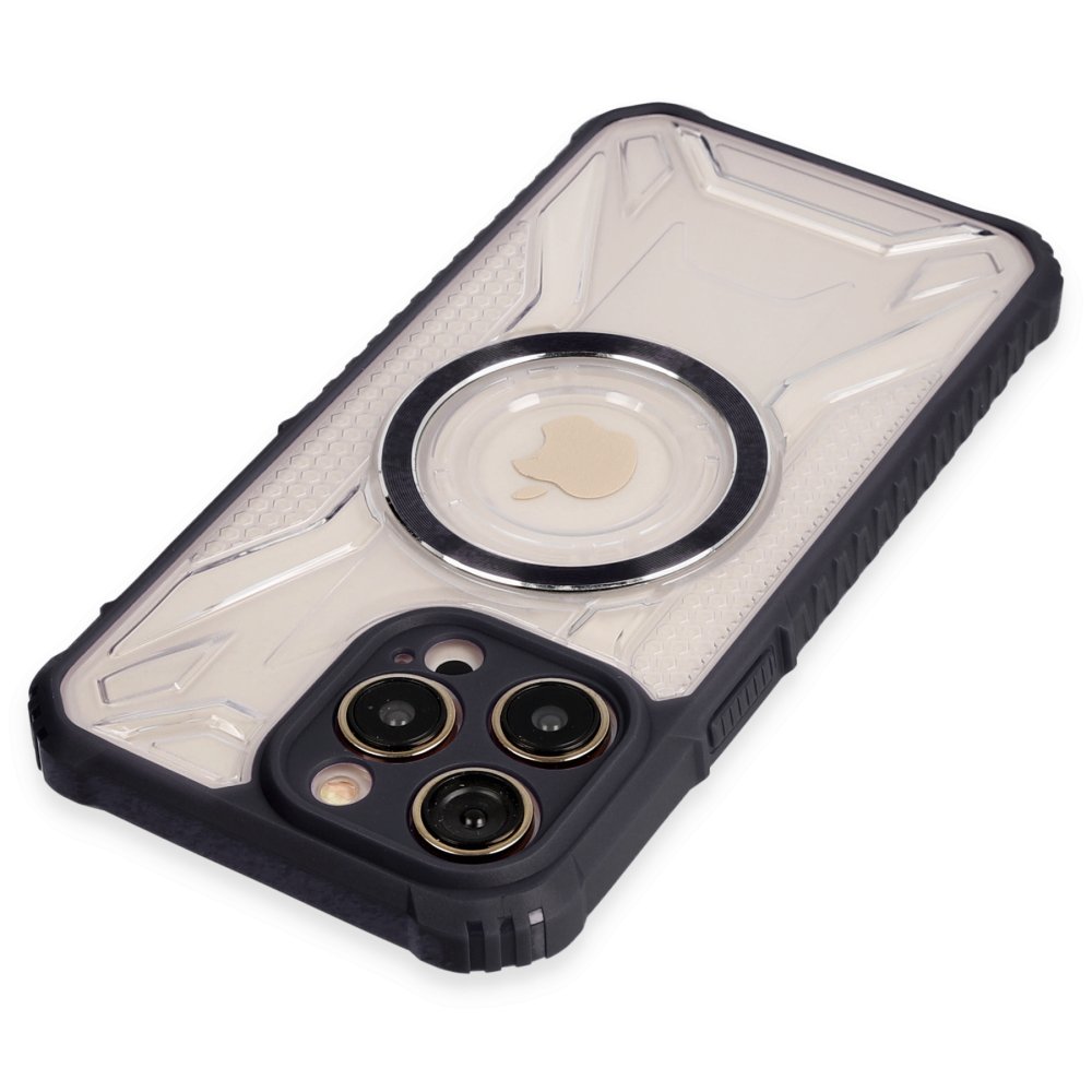  iPhone 14 Pro Max Kılıf Prag Magneticsafe Kapak - Siyah