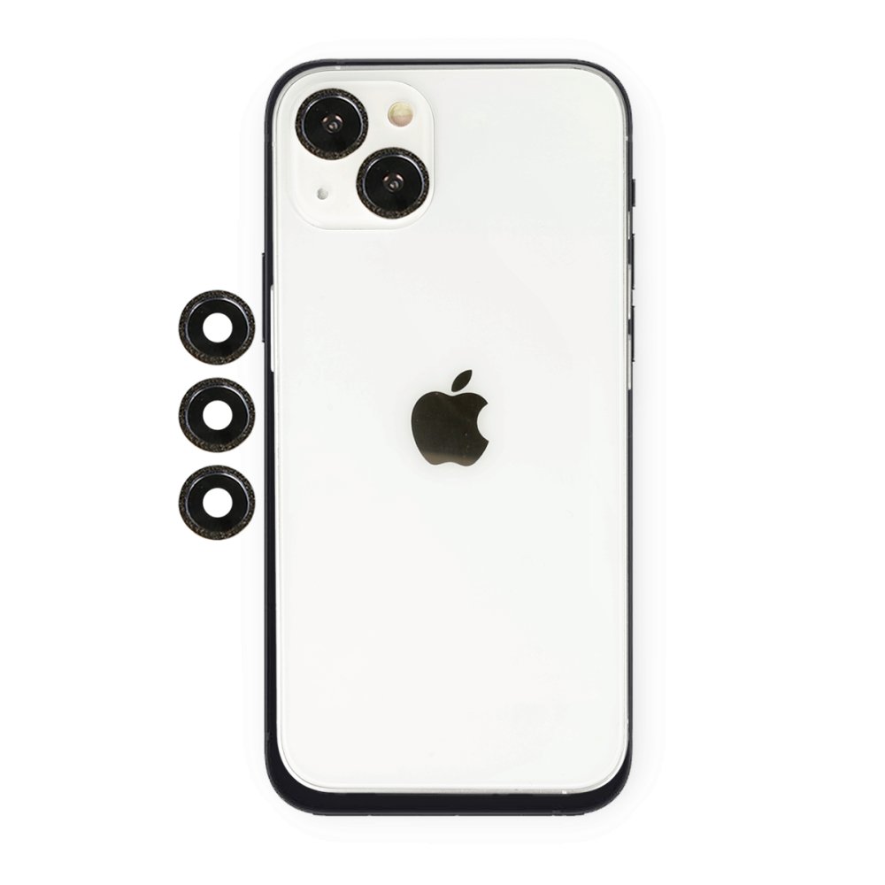  iPhone 14 Plus Shine Kamera Lens - Siyah