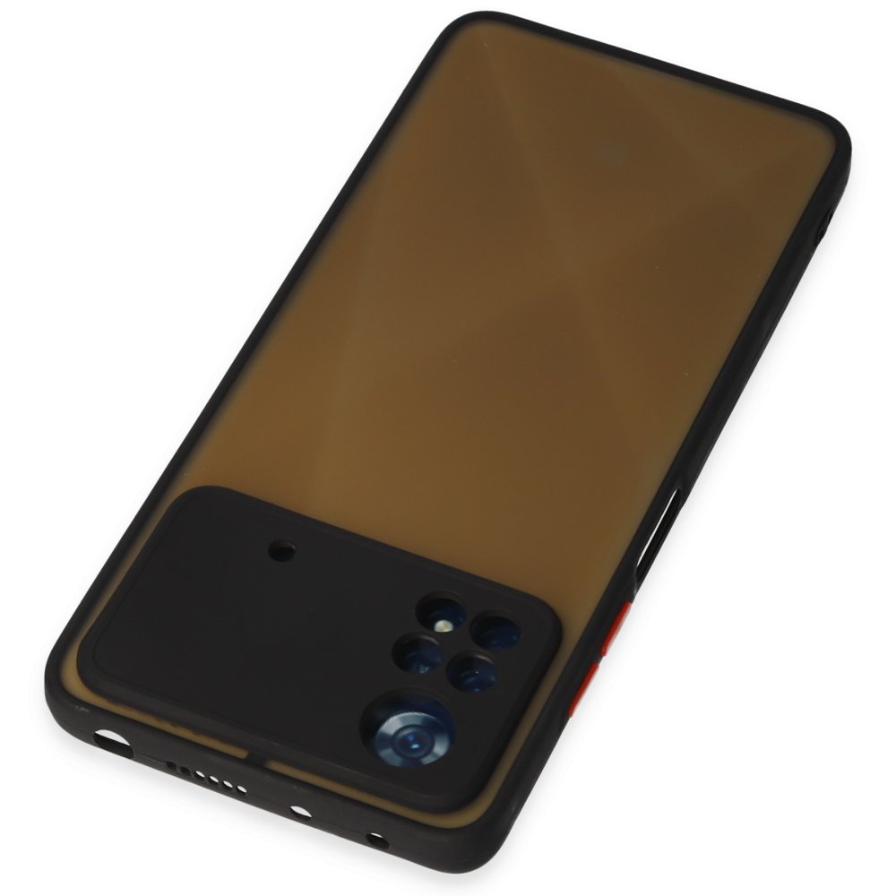  Xiaomi Poco X4 Pro 5G Kılıf Montreal Silikon Kapak - Siyah