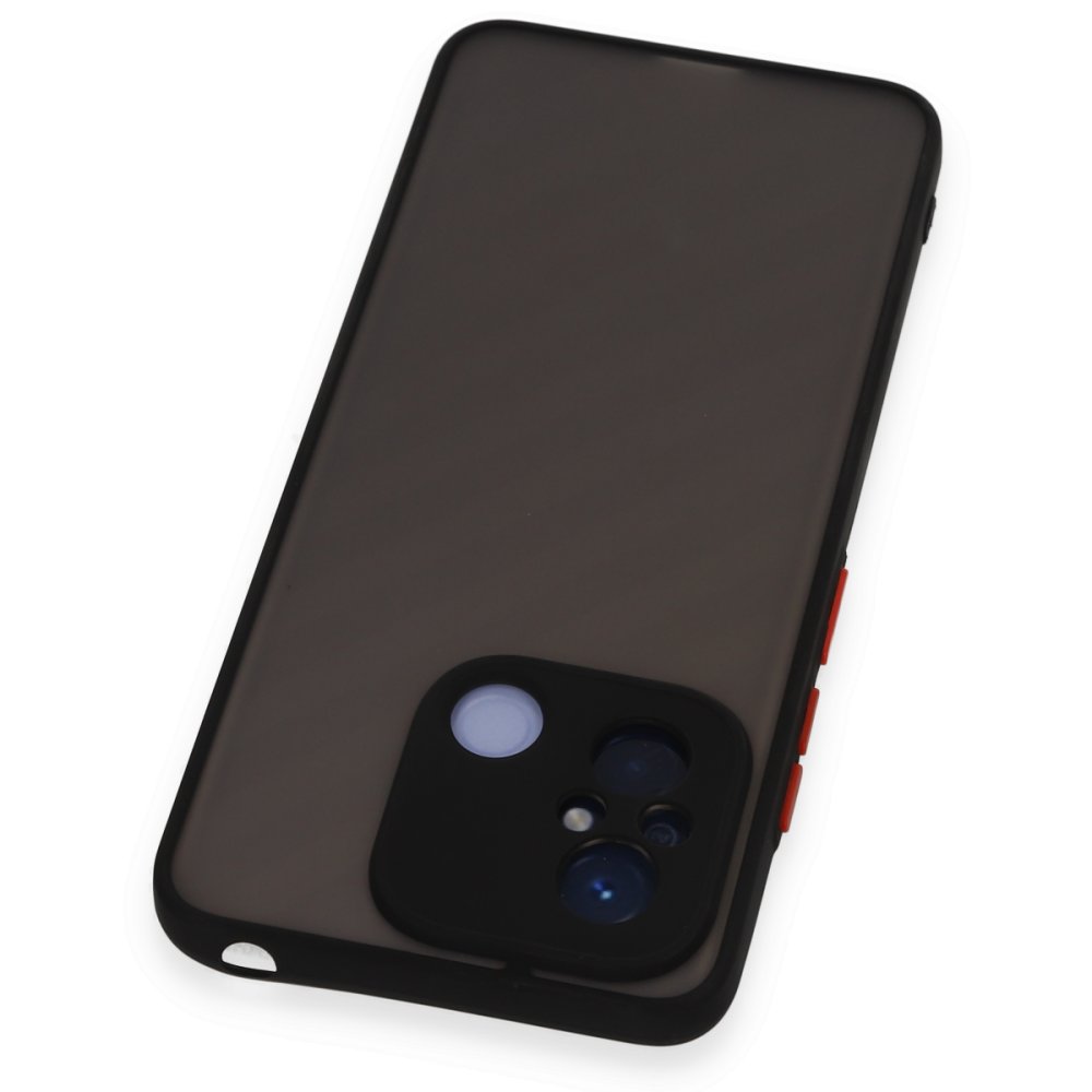 Redmi 12C Kılıf Montreal Silikon Kapak - Siyah Redmi 12C Kılıf Montreal Silikon Kapak - Siyah