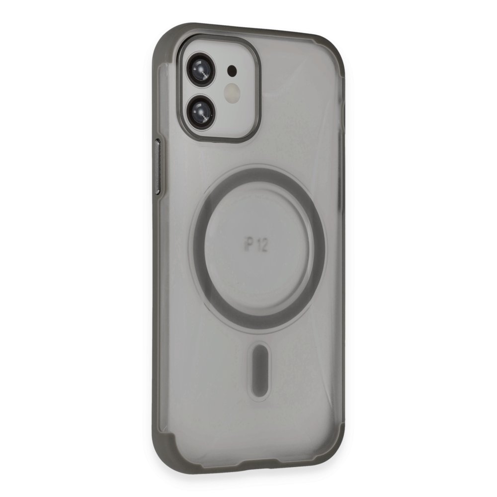 Joko iPhone 12 Hilton Magsafe Kapak - Titan Gri Joko iPhone 12 Hilton Magsafe Kapak - Titan Gri