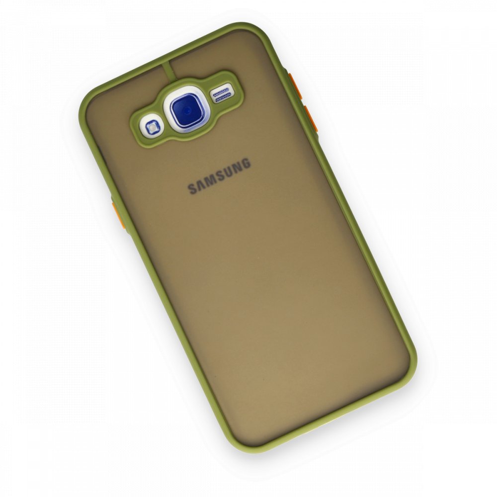  Samsung Galaxy J7 Kılıf Montreal Silikon Kapak - Açık Yeşil